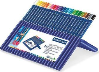 Staedtler Ergosoft Aquarell 24'lü Üçgen Kuru Boya Seti