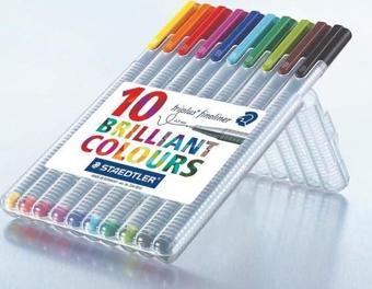 Staedtler 334 Triplus 10'lu Fineliner Kalem