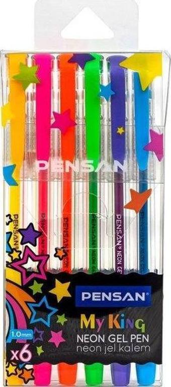 Pensan My-King Neon 6lı Set Jel Kalem