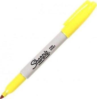 Sharpie Fine Permanent Koyu Sarı Markör