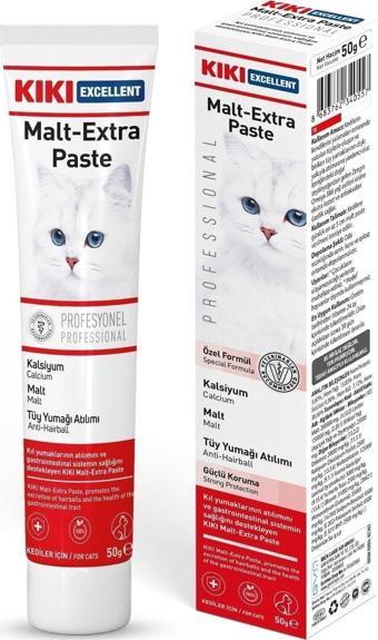 Kiki Excellent Kedi Malt-extra Paste - Kedi Macunu - Kedi Tüy Yumağı Kontrol Maltı (tüy Yumağı Önleyici) 50gr.