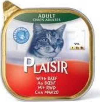 Plaisir Pate Konserve Yaş Yetişkin Kedi Maması 100grx12 Adet Karma Paket