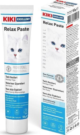 Kiki Excellent Kedi Relax Paste - Kedi Macunu - Kedi Rahatlatıcı Paste (kediler Için Sakinleştirici Macun) 50 Gr.