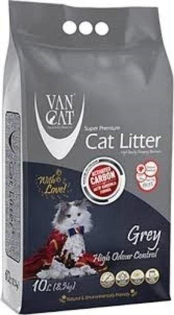 Vancat Van Cat Cat Lıtter Grey Aktif Karbonlu 10l (0,6-2,25mm)