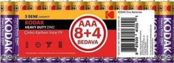 Kodak 12 Adet Çinko Karbon Shrink ince Pil - 30413153