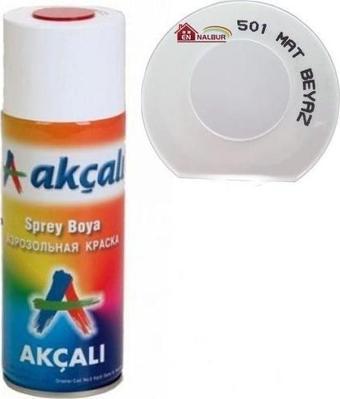 Akçalı 501 Sprey Boya Mat Beyaz 400ml