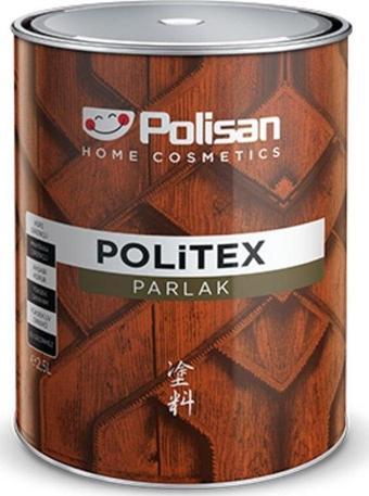 Polisan Politex Lüx Vernik Ahşap Koruyucu Parlak Renksiz 0,75 LT