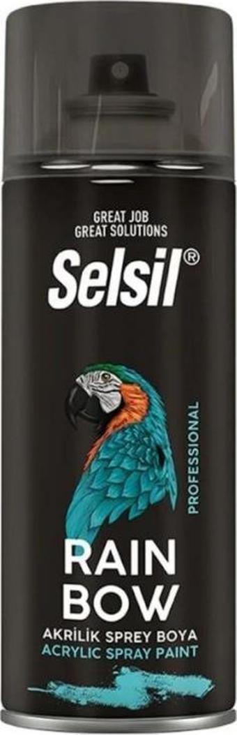 Selsil Rainbow Parlak Beyaz Sprey Boya 400 ML RAL 9010