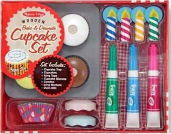 Melissa & Doug Ahşap Cupcake Seti