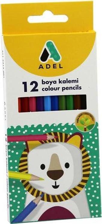 Adel 12 Renk Kuru Boya 1/1 Tam Boy 315001