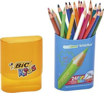 Bic Evolutıon 24 Renk Kuruboya Pvc Kutu 922511