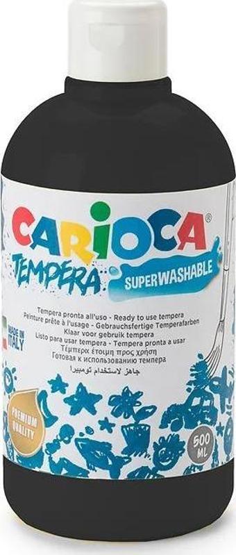 Carıoca Tempera Siyah Suluboya 500Ml Ko40427/02