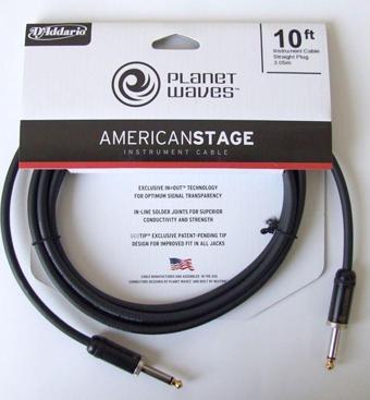 Planet Waves PW-AMSG-10 American Stage Instrument Cables 3 Metre Enstrüman Kablosu (3 mt)