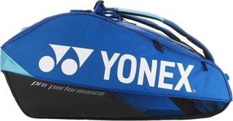 Yonex Pro 92429 Raket Çantası 9lu Saks Mavi