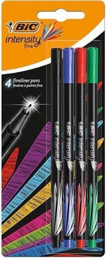 Bic Intensity Fine Liner Klasik 4'lü Blisterli Kalem