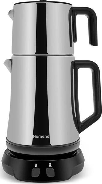 Homend Royaltea Elegant 1776H Parlak Inox Çay Makinesi