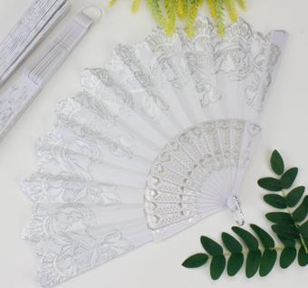 Himarry Plastik Kumaş Yelpaze 12'li Beyaz