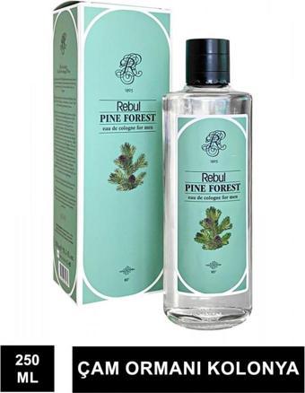 Rebul Pine Forest Spreyli Cam Şişe Kolonya İkili Set 250ML X2