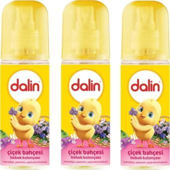 Dalin Bebek Kolonyası Sprey Çiçek Bahçesi 100 ml 3 Adet