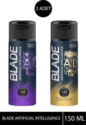 Blade A.İ. Deodorant 1.0. 150 ml + Blade A.İ. Deodorant 2.0. 150 ml