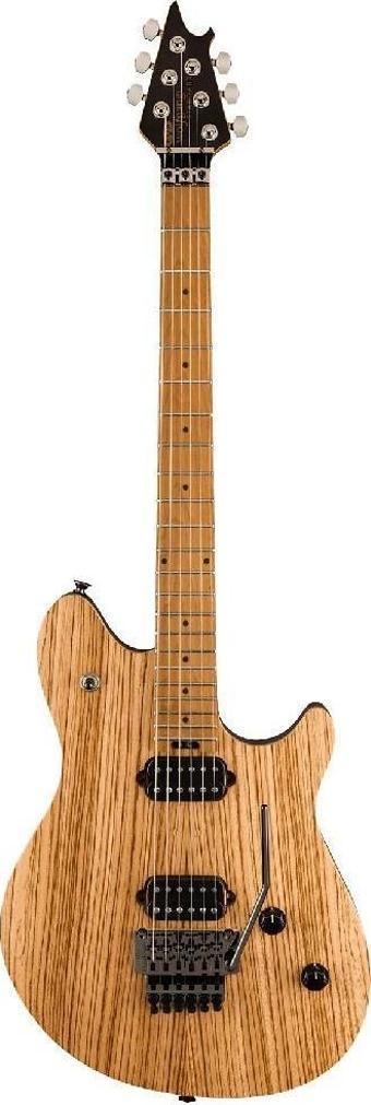 EVH Wolfgang WG Standard Exotic Zebrawood Baked Akçaağaç Klavye Natural Elektro Gitar