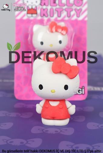 DEKOMUS İLE YENİ SEZON LİSANSLI HELLO KITTY 3D SİLGİ