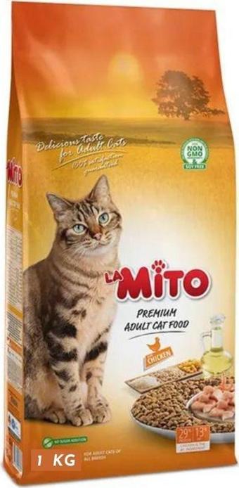 Mito Premium Tavuk Etli Yetişkin Kedi Maması (1 kg)