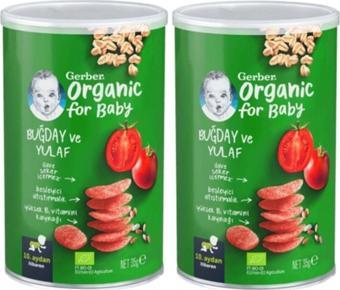 Gerber Organik Buğday Ve Yulaflı Bebek Atıştırmalığı 35g X 2 Adet