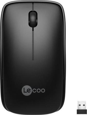 Lecoo WS208 Kablosuz 1200DPI 3 Tuşlu Optik Mouse Siyah