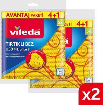 Vileda 10 Paket 4 lü 30% Mikrofiberli Mutfak Bezi