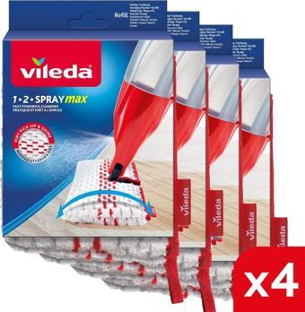 Vileda 4 Paket Sprey Max Yedek Mop