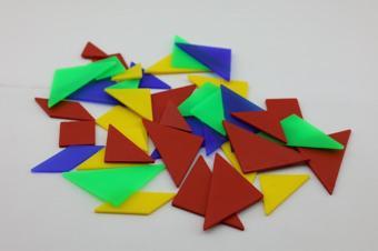 Luga Atölye Renkli Tangram Seti | Zeka Geliştiren Eğlenceli Bulmaca