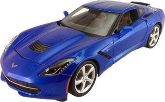 Maisto 2014 Corvette Stingray 1:24 Model Araba Mavi