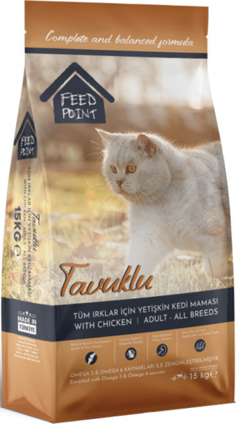 Feed Point Tavuklu Yetişkin Kedi Maması 15 kg