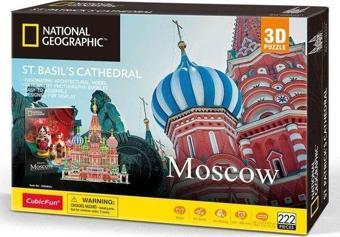 CubicFun 3D Puzzle National Geographic St. Basil's Katadrali Rusya 3D Puzzle