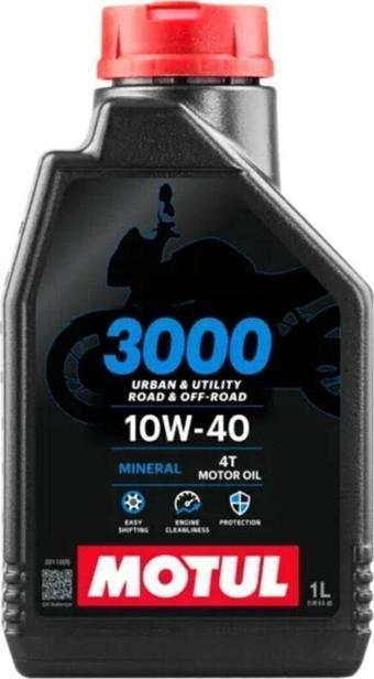 Motul 3000 4T 10W-40 Motosiklet Yağı 1Lt