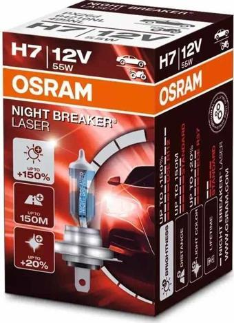 Osram Far Ampulü Halogen H7 12V 55W Night Breaker 64210 NL