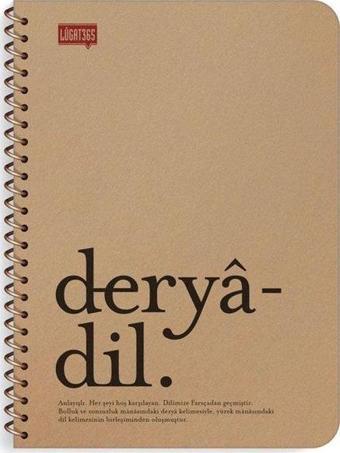 Lügat365 80 Yaprak Kareli Defter - Deryadil