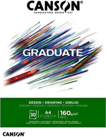 Canson Graduate Çok Amaçlı Blok Sketch A4 160 gr Eskiz Blok