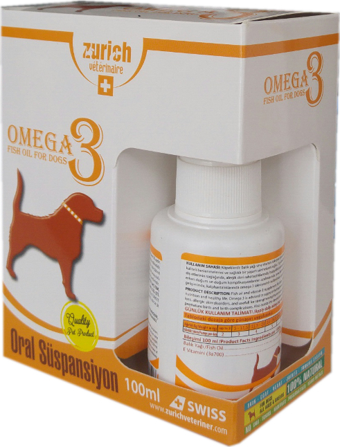 Zurich Dog Omega-3 Balık Yağı Tüy Döküm Önleyici/Tüy Sağlığı 100ml