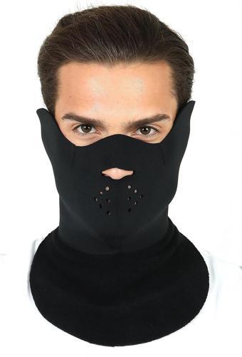 Thermoform Softshell Maske Polar SİYAH