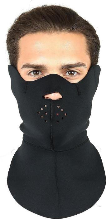 Thermoform Softshell Maske SİYAH