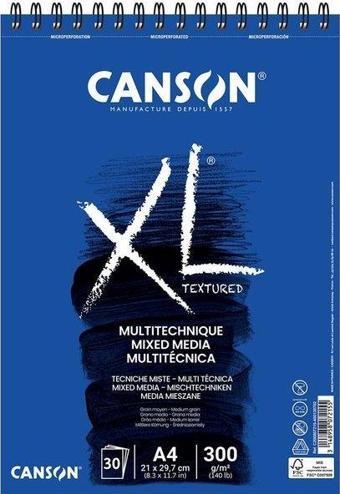 Canson XL A4 Çok Amaçlı Spiralli Blok - 200807215