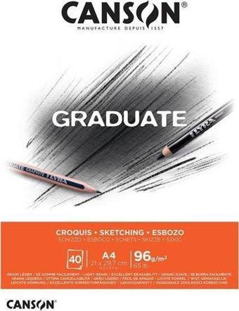 Canson Graduate A4 Çok Amaçlı Blok Sketch - 400110362