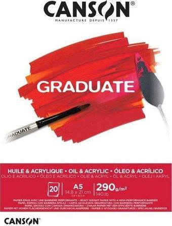 Canson Graduate A5 Yağlı Boya ve Akrilik Blok - 400110379