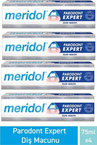 Meridol Parodont Expert Diş Macunu 75 ml 4 Adet