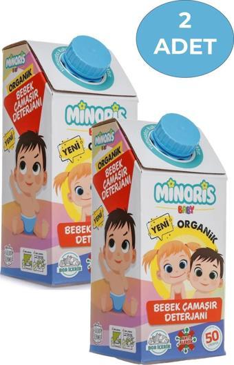 Minoris Baby Organik Bebek Çamaşır Deterjanı 1 lt X 2 Adet