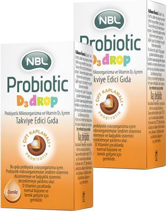 NBL Probiotic D3 Drop 7,5 ml 2 Adet