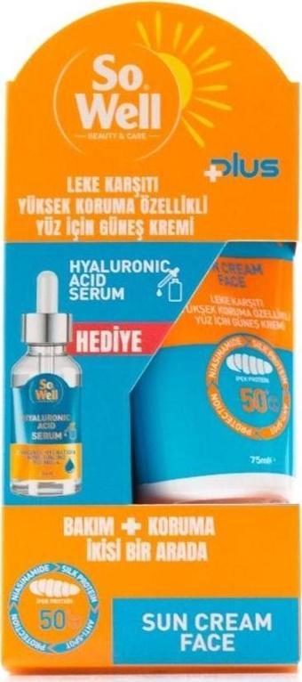 Sowell Plus Gunes Kremi SPF50+ 75 ml - Serum Hediyeli