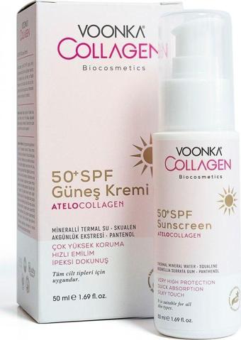 Voonka Biocosmetics Atelocollagen Güneş Kremi SPF50+ 50 ml